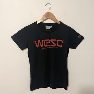 WESC Black/Dark Navy T-Shirt